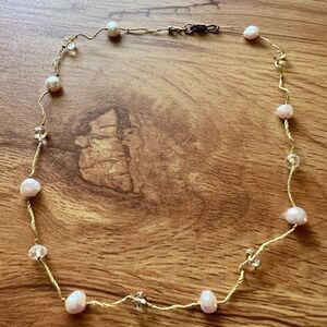 Genuine Pearl Hand Strung Choker Necklace